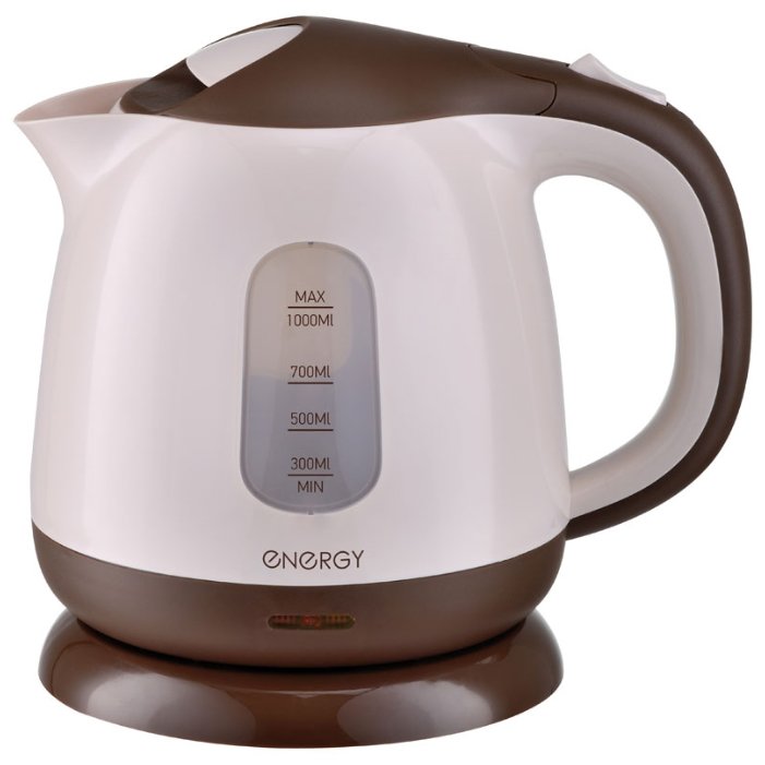 Изображение Электрический чайник Energy E-275 (1100 Вт/1 л /пластик/коричневый)