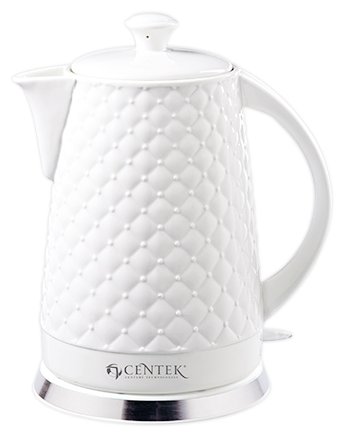 Изображение Электрический чайник CENTEK CT-0061 (2000 Вт/2 л /керамика/белый)
