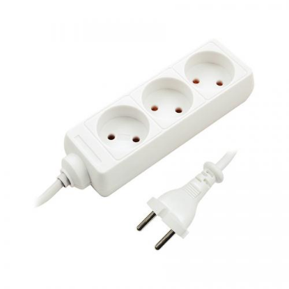 Изображение Сетевой фильтр СТАРТ С/У S 3Х1 3Р1.5М 1,5 м, белый