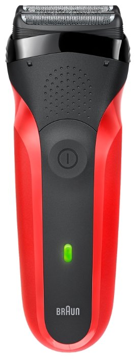 Изображение Бритва Braun 300S,красный, черный