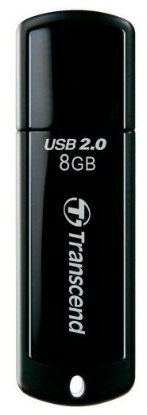 Изображение USB flash Transcend JetFlash 350,(USB 2.0/8 Гб)-черный (TS8GJF350)