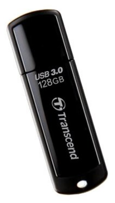 Изображение USB flash Transcend JetFlash 700,(USB 3.0/128 Гб)-черный (TS128GJF700)