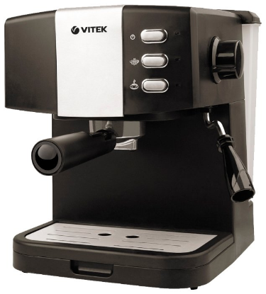 Изображение Кофемашина VITEK VT-1523 (850 Вт /15 бар/черный)