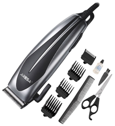 Изображение Машинка для стрижки головы Aresa AR-1805, серебристый, черный