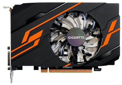 Изображение Видеокарта GIGABYTE GeForce GT 1030 OC 2 Гб (NVIDIA GeForce GT 1030, GDDR5)/(GV-N1030OC-2GI)