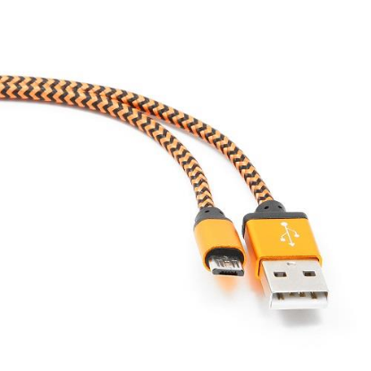 Изображение Кабель соединительный Gembird CC-mUSB2oe USB 2.0 A Micro USB 2.0 B оранжевый 1 м