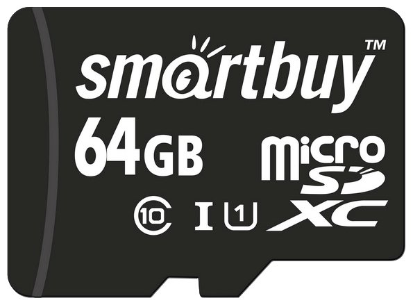 Изображение Карта памяти SmartBuy MicroSDXC (SB64GBSDCL10-00)  Class 10 64 Гб