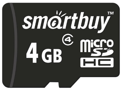 Изображение Карта памяти SmartBuy MicroSDHC Class 4 4 Гб