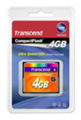 Изображение Карта памяти Transcend Compact Flash  4 Гб  TS4GCF133