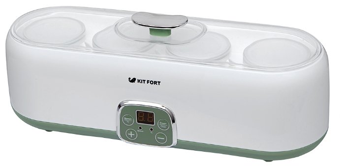 Изображение Йогуртница Kitfort КТ-2007 (зеленый, белый)