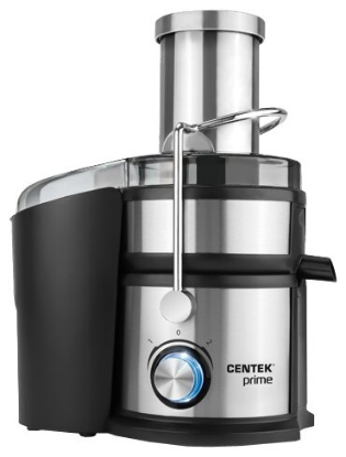 Изображение Соковыжималка CENTEK CT-1214 (центробежная/1500 Вт /черный, серебристый)
