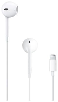 Изображение Наушники Apple EarPods (Lightning) белый