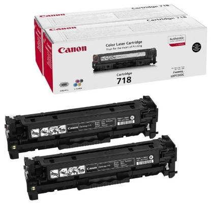 Изображение Картридж Canon 718BK VP (2662B005)