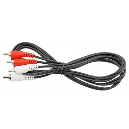 Изображение Кабель соединительный VCOM VAV7158-1.5M RCA x2-RCA x2 (черный) (1,5 м)