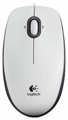 Изображение Мышь Logitech M100 белый