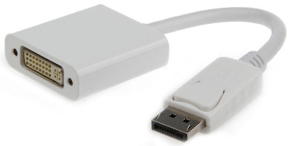 Изображение Переходник Gembird A-DPM-DVIF-002-W DisplayPort-DVI-D (белый) (0,2 м)