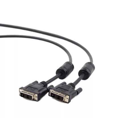 Изображение Кабель Cablexpert CC-DVI-BK-6 DVI-D-DVI-D (ченый) (1,8 м)