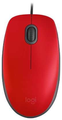 Изображение Мышь Logitech M110 красный