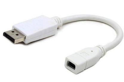 Изображение Переходник Cablexpert A-mDPF-DPM-001-W DisplayPort-mini DisplayPort (белый) (0,16 м)