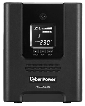 Изображение ИБП CyberPower PR3000ELCDSL (интерактивный 2700 Вт  ступенчатая аппроксимация синусоиды)