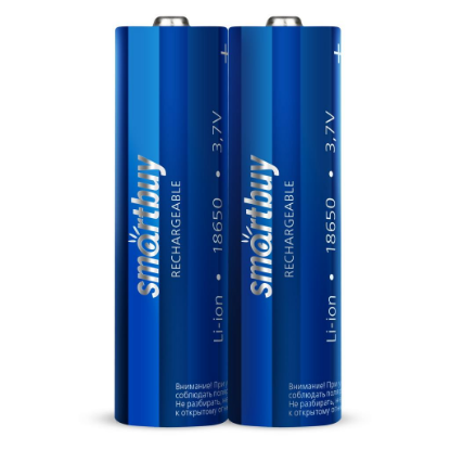 Изображение Аккумулятор SmartBuy LI18650-2000MAH (SBBR-18650-2S2000) ( 3,7 В 2000 мА*час Li-lon)