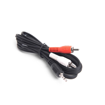 Изображение Кабель соединительный Сигнал 3,5Дж - 2RCA 35215 3.5 mm jack-RCA x2 (черный) (1,5 м)