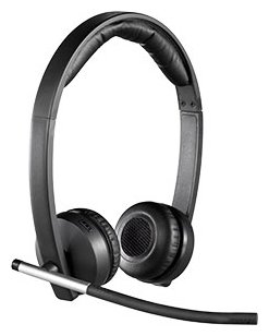 Изображение Компьютерная гарнитура Logitech Wireless Headset Dual H820e (беспроводное, накладные)