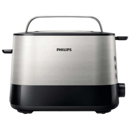 Изображение Тостер Philips HD2635/90 (950 Вт  черный, серебристый)