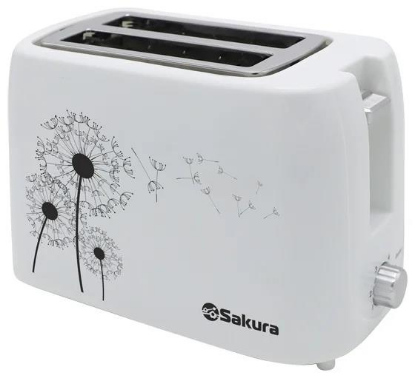 Изображение Тостер Sakura SA-7608 (750 Вт  белый)