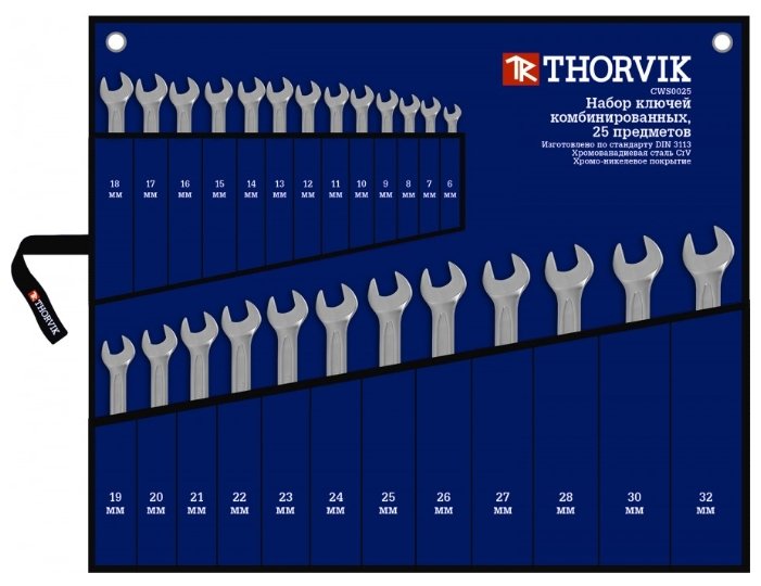 Изображение Набор инструментов Thorvik CWS0025, 25 шт