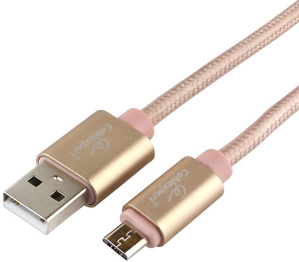 Изображение Кабель соединительный Cablexpert CC-U-mUSB01Gd-1M USB 2.0 A Micro USB 2.0 B золотой 1 м