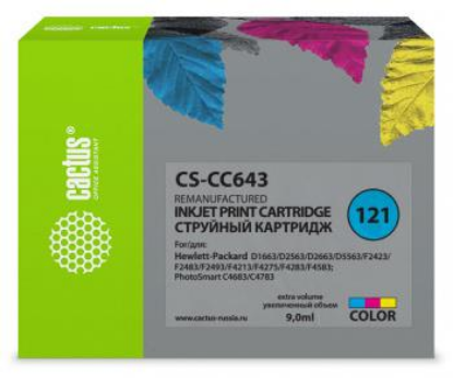 Изображение Картридж Cactus CS-CC643HE