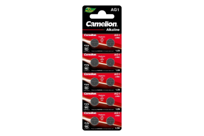 Изображение Батарейка Camelion AG1-BP10 10шт/уп (LR60 (LR621,AG1,G1) 1,5 В 13 мА*час щелочная (алкалиновая))