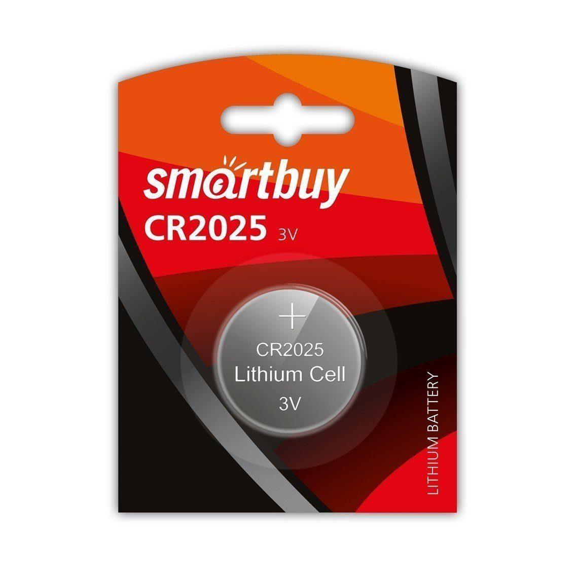 Изображение Батарейка SmartBuy CR2025/1B (SBBL-2025-1B) (CR2025 (5003LC) 3 В  Lithium)