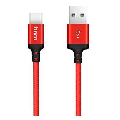 Изображение Кабель соединительный Hoco X14 USB 2.0 A USB Type-C красный, черный 1 м