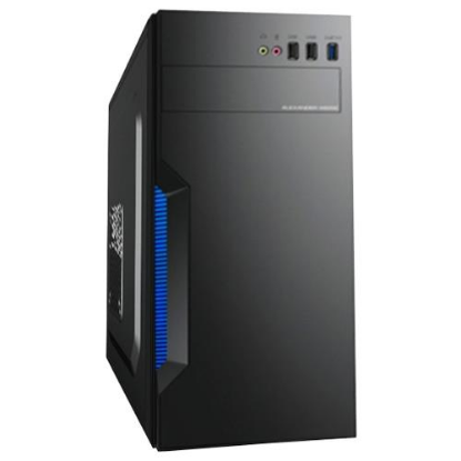 Изображение Корпус ExeGate XP-333U (mATX, ATX, черный, 350 Вт)/()