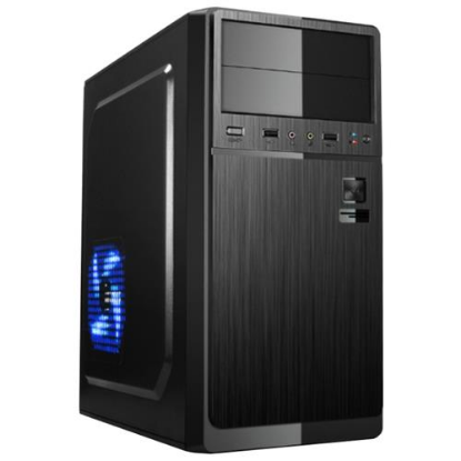 Изображение Корпус ExeGate XP-402U (mATX, ATX, черный, 450 Вт)/()