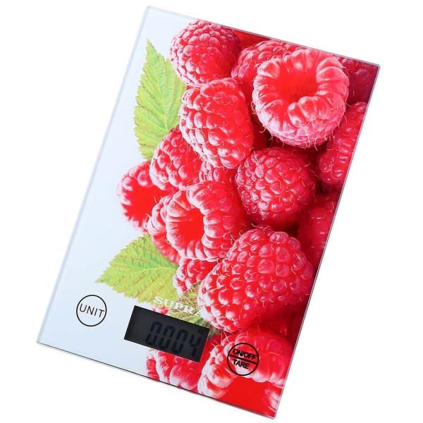 Изображение Весы кухонные Supra BSS-4212 (зеленый, красный, белый)