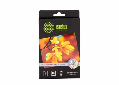 Изображение Фотобумага Cactus CS-HGA626020 (100x150 мм суперглянцевое)