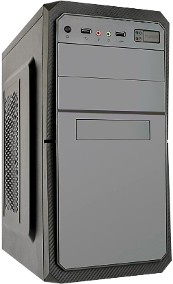 Изображение Корпус ExeGate BA-202 (mATX, черный, 450 Вт)/(EX284025RUS)