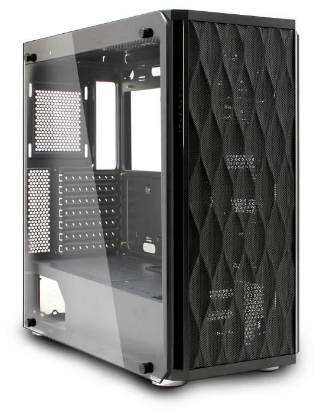 Изображение Корпус Ginzzu GL200 (mATX, ATX, черный, без БП)/()