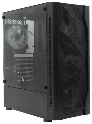 Изображение Корпус 1STPLAYER DK D4 (mATX, ATX, черный, без БП)/(D4-BK-4R1)