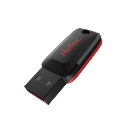 Изображение USB flash NETAC U197,(USB 2.0/64 Гб)-красный, черный (NT03U197N-064G-20BK)