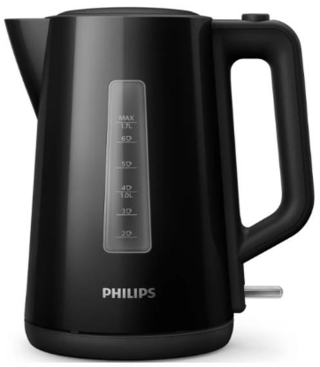 Изображение Электрический чайник Philips HD9318/20 (2200 Вт/1,7 л /пластик/черный)