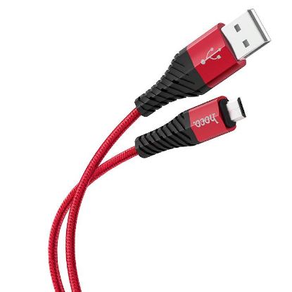 Изображение Кабель соединительный Hoco X38 Cool Charging USB 2.0 A Micro USB 2.0 B красный 1 м