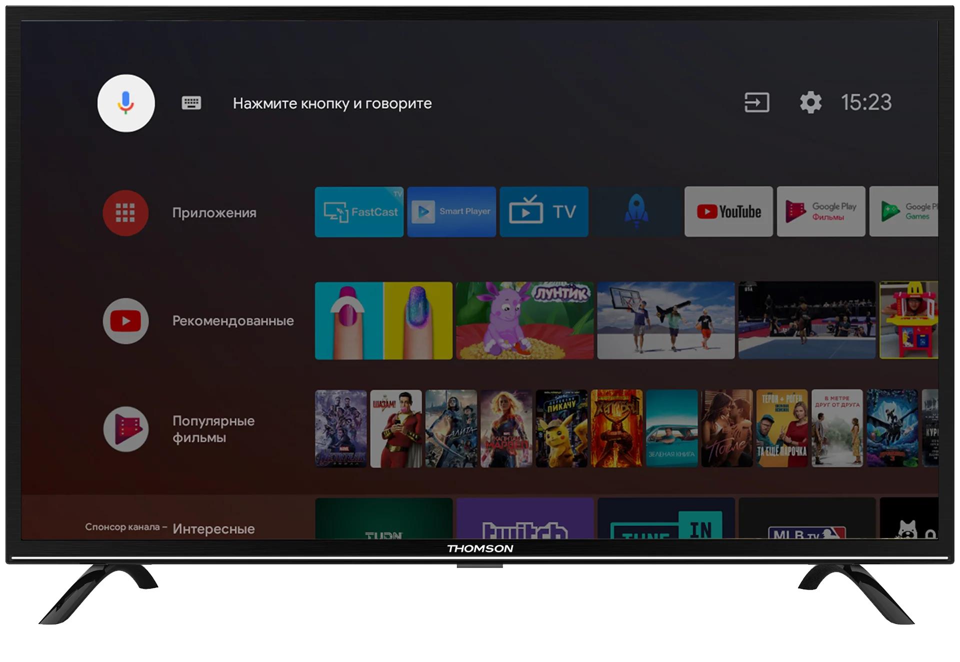 Изображение Телевизор Thomson T43FSM6020 43" 1080p Full HD Smart TV черный