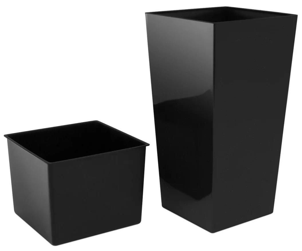 Изображение Горшок-кашпо Prosperplast URBI SQUARE DURS265-S433 11 л  антрацит