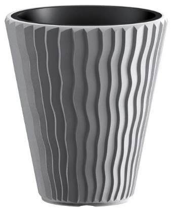 Изображение Кашпо Prosperplast SANDY DBSP400-405U 18 л  серый