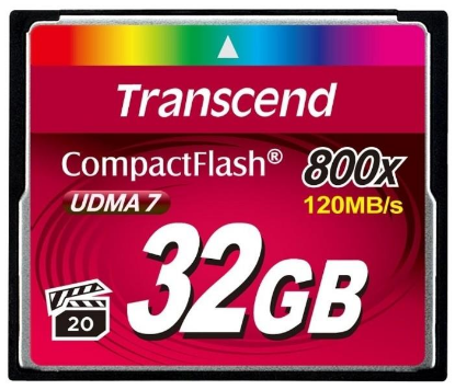 Изображение Карта памяти Transcend CompactFlash  32 Гб  TS32GCF800