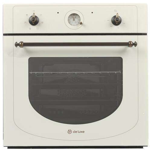 Изображение Духовой шкаф De luxe 6006.05 ЭШВ-060 (58 л , бежевый)